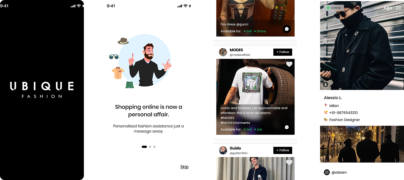 Ubique Clothing App